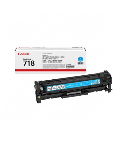 Canon CRG-718C Mavi Spot Orjinal Toner