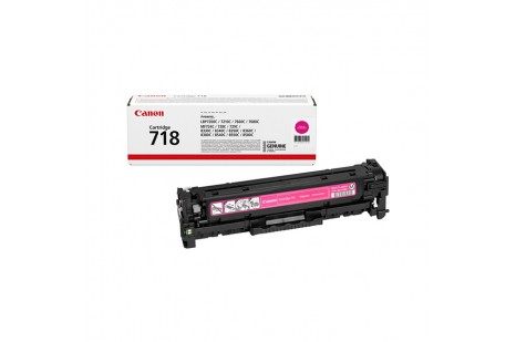 Canon CRG-718M Kırmızı Spot Orjinal Toner