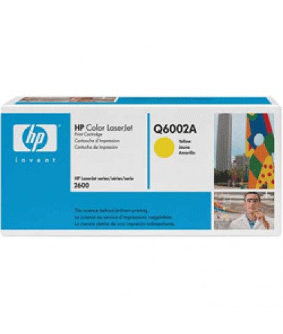 Hp q6002A Sarı Orjinal Toner