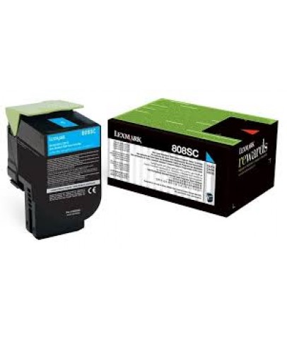 Lexmark cx310c Mavi Orjinal Toner