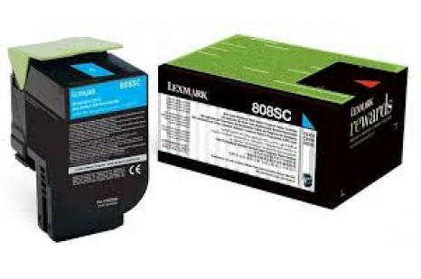 Lexmark cx310c Mavi Spot Orjinal Toner