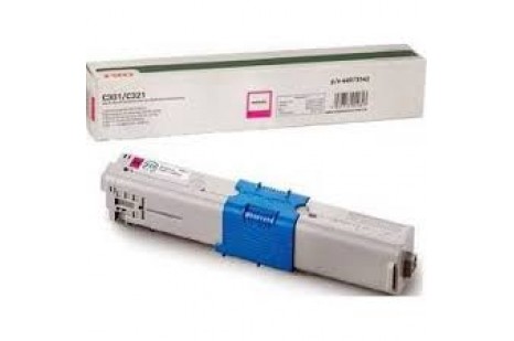 Oki c301m Kırmızı Orjinal Toner